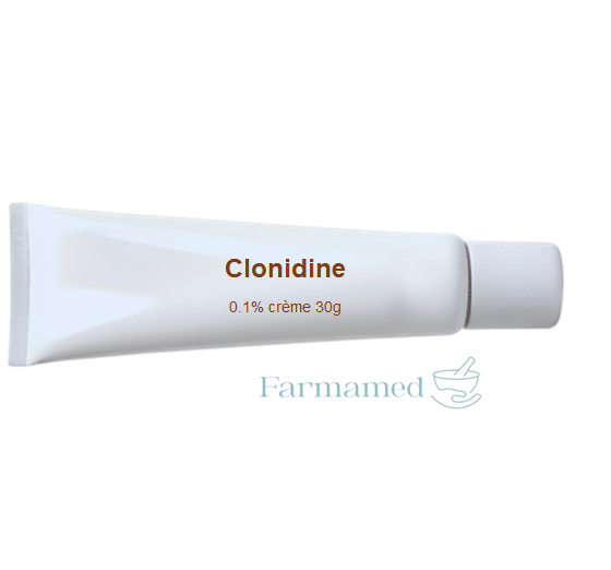 Clonidine crème 0,1% SAW-crème 30 gram tube, online te bestellen bij Farmamed apotheek Woerden
