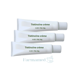 Tretinoïne crème 0.02% (3 tubes)
